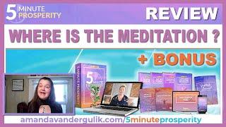 5 MINUTE PROSPERITY MEDITATION & OTHER GIFTS ~ Natalie Ledwell 5 Minute Prosperity Program + BONUS