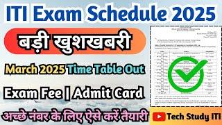 17 मार्च से होंगे ITI के Exam, ITI Back Exam 2025 Time Table, ITI Supplementary Exam Date 2025