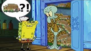 You like holographic meatloaf don't you Squidward