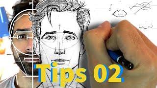 Tuto - Comment dessiner un visage ? Astuces pour faire un portrait facilement !