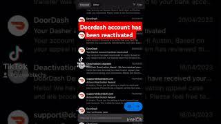 How to get Doordash driver  account reactivated