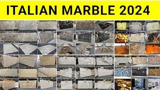 Latest Colours Of Italian Marble, Italian Marble Price List 2024, White,Beige,Grey, Travertine, Onyx