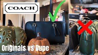 COACH ORIGINALS SWING ZIP vs Amazon DUPE | Unboxing & Comparison