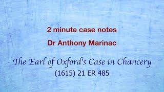 Earl of Oxford's Case in Chancery (Equity prevails over the common law)