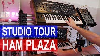 Studio Tour: Ham Plaza - synths a plenty