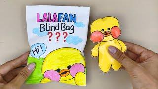 [Paper DIY] How to make Paper Doll Blind Bag| Lalafanfan Duck Paper Craft making tutorial