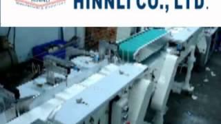 Tissue packaging auto feeding machine by Hinnli Factory.