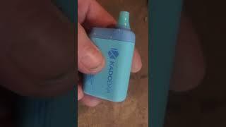 Refilling a disposable Kadobar e cigarette