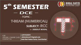 RCC- T Beam ( Numerical ) #rcc #polytechnic #civilengineering