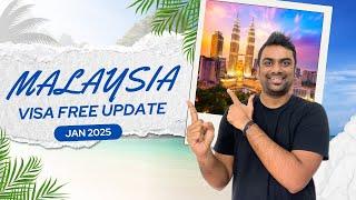 Malaysia Visa Free Update for Indians || Must Watch