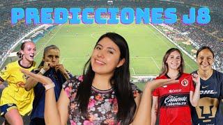 PREDICCIONES J8 LIGA MX FEMENIL 