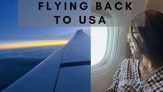 Flying Back to USA from Bangladesh / Late uploaded Vlog || Leaving everyone behind || short vlog