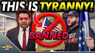 Activist Confronts Town Council For BANNING The American Flag & Constitution!