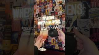 BROADWAY-themed bar pop-up with KARAOKE in LA! Broadway Sing-Along Bar, Hollywood Los Angeles