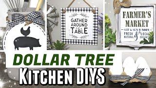 EASY Dollar Tree Kitchen DIYS 2020 | DIY Dollar Tree Farmhouse Kitchen Decor | Krafts by Katelyn