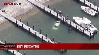 Car found submerged at Crandon Marina