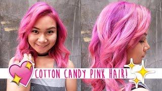 Cotton Candy Pink Hair by Buddy Congson  | Roxanne Lacap