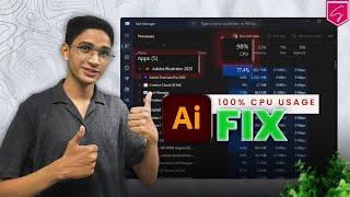 How to Fix 100% CPU Usage in Adobe Illustrator | Shaad Razvi