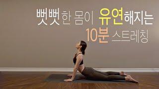 하루 10분 유연성 늘리기 따라해보세요 | 뻣뻣한 몸이 유연해지는 스트레칭