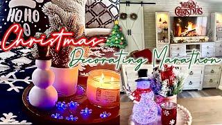 CHRISTMAS DECORATING MARATHON | CHRISTMAS DECOR IDEAS 2024 | CHRISTMAS DECOR INSPO