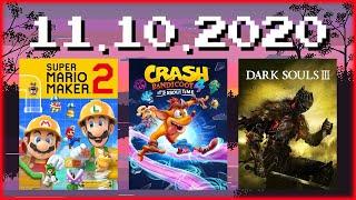 Stream VOD vom 11.10.2020 - SMM2, Crash Bandicoot 4 und Dark Souls 3