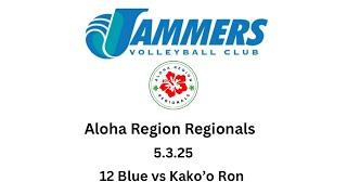 Jammers 12 blue vs Kako’o Ron