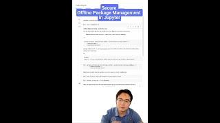 Secure Offline Package Management in Jupyter