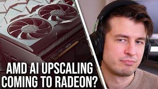 AMD Announces AI Upscaling - But Is It Coming To Radeon GPUs?