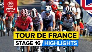 Tour de France 2021 Stage 16 Highlights | Rain Soaked Pyrenean Test