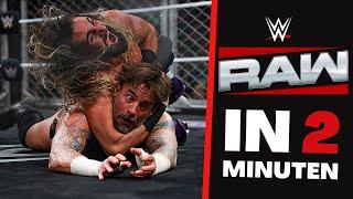 WWE RAW in 2 Minuten | Die RACHE im Käfig!  - WWE Highlights 10.03.2025