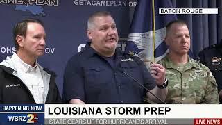 Gov. Landry addresses state ahead of Francine landfall