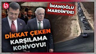 Ekrem İmamoğlu, Ahmet Türk'e destek için Mardin'de! İmamoğlu'nun karşılandığı konvoy dikkat çekti!