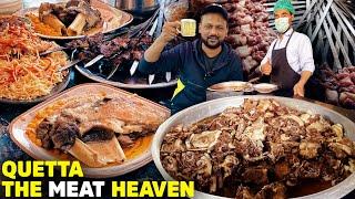 Quetta | Namkeen Mutton Rosh aur Grand Nashta | Pakistani Traditional Street Food of Baluchistan