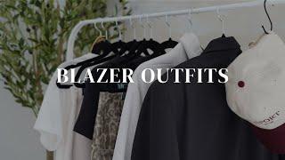 BLACK BLAZER OUTFIT IDEAS | Fall 2024 | Styling Wardrobe Staples