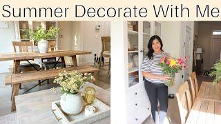 SUMMER DECORATE WITH ME 2023 | Summer Decor Ideas | Home Decor Ideas ️