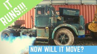 First start of 1957 AUTOCAR Truck in 15 years!!!