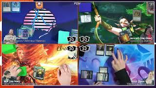 Pauper EDH - Abdel Adrian VS Harmonic Sliver VS Vizkopa Guildmage VS Gray Merchant