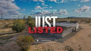 Just Listed  2244 Booth Rd. Landers, CA. 92285 | Sean Dittmer, Realtor