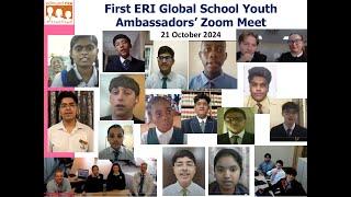 ERI Global Youth Ambassadors Meet_21 Oct 2024