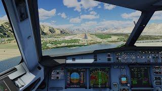 Lhasa Approach And Landing | ToLiss A319 | XP11