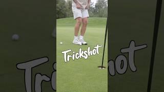 What a putt️‍️️ #golf  #golftrickshot #golflife #golfcommunity