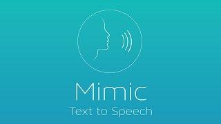 Introducing Mimic, from Mycroft A.I. and VOCALiD