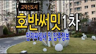 고덕호반써밋1차현장 입주시작, 단지입주정보 및 조경영상