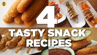 4 Tasty Snack Recipes By Food Fusion