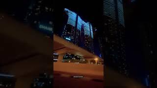 Dubai City Night View video from Ashok Kumar. #dubai #downtowndubai #shorts #uae