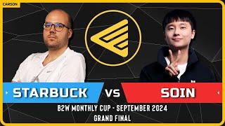 WC3 - [HU] Starbuck vs Soin [ORC] - GRAND FINAL - B2W Monthly Cup September 2024