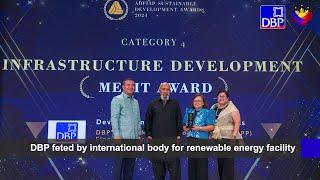 DBP feted by international body for renewable energy facility