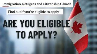 Find out if you're eligible to apply