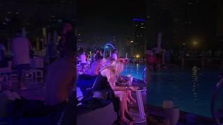 dubai | Beach club night pool part