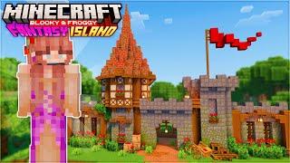 I had the PERFECT START to my Medieval Modded Minecraft Kingdom! | Fantasy Island Episode 1